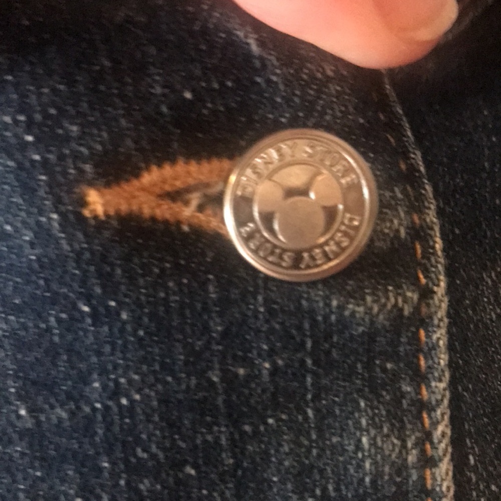 Disney Tinkerbell Jean Jacket Size Medium - image 3